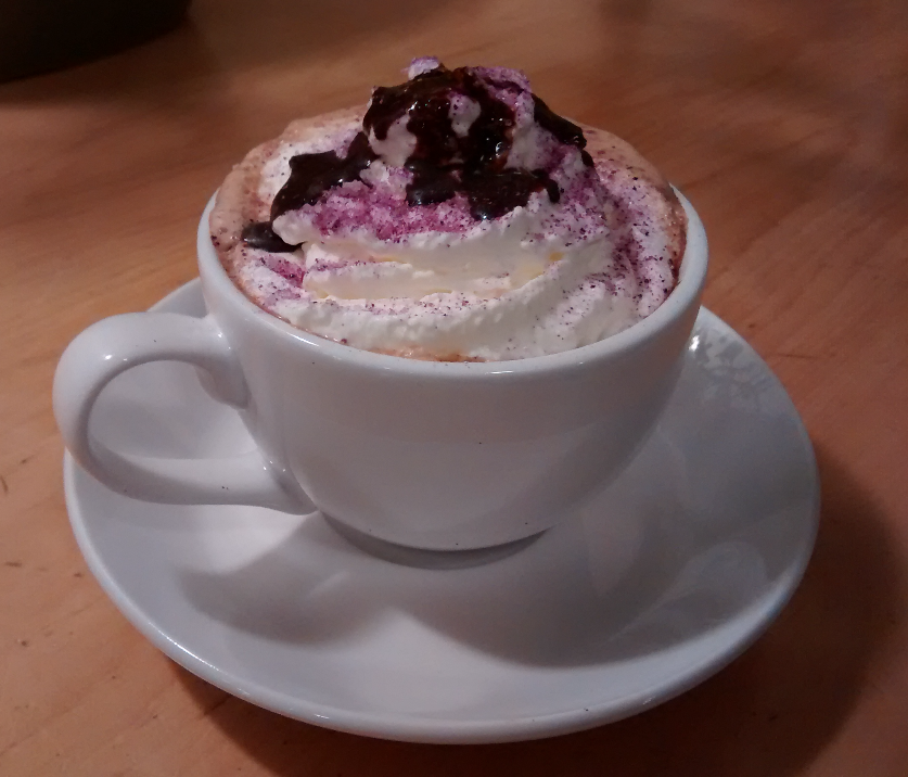 New! Rose Mocha at the Cafe